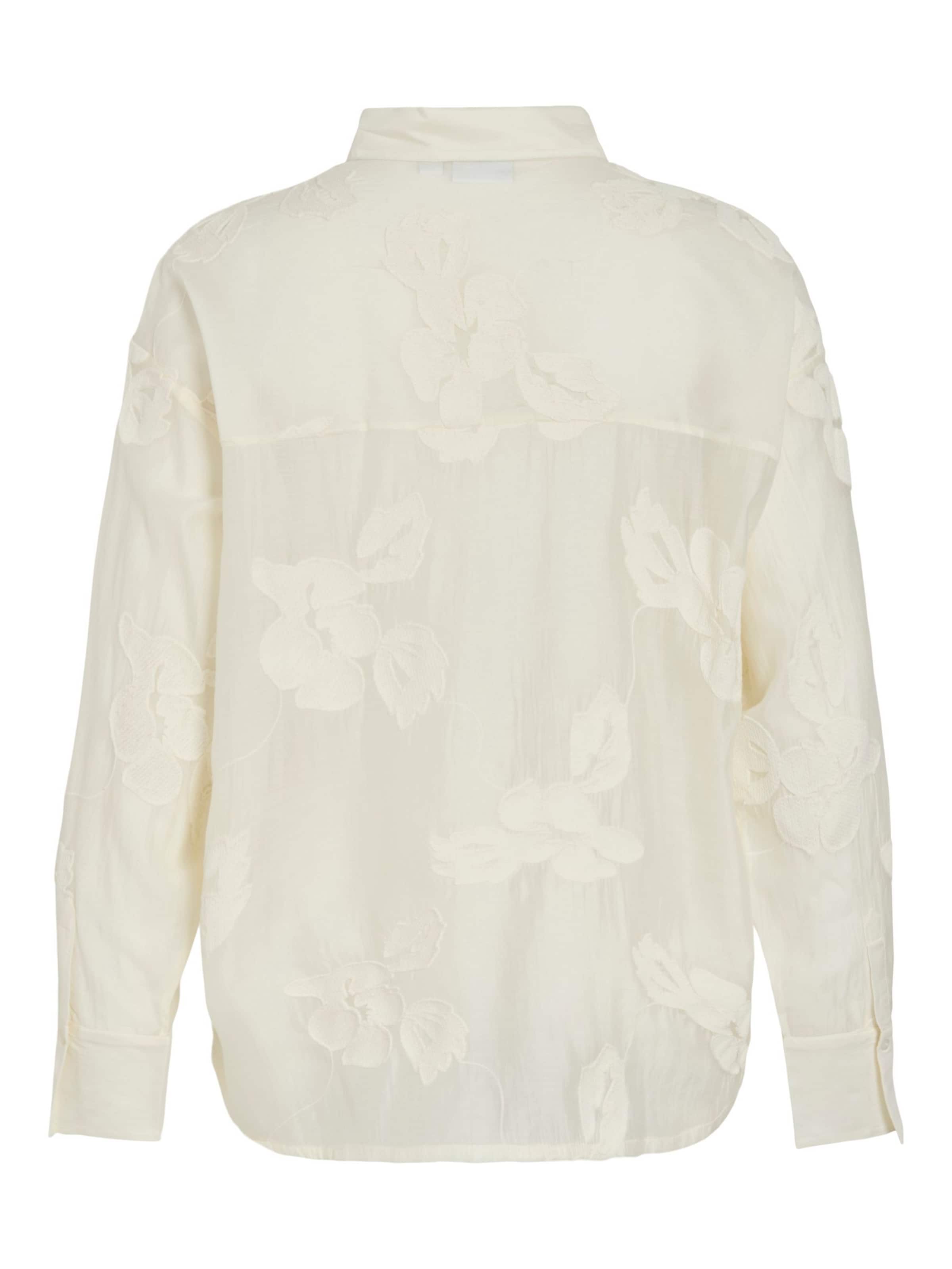 Chemisier 'VIBeka' VILA en blanc