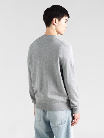 Pull-over LERROS en gris : derrière
