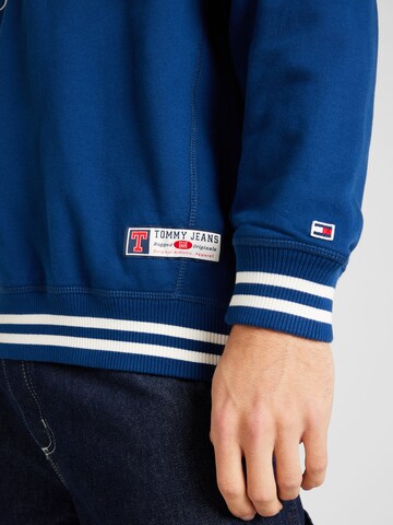 Tommy JeansSweater majica 'ARCHIVE GAMES TEAM USA' - plava boja