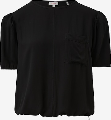 s.Oliver - Blusa em preto: frente