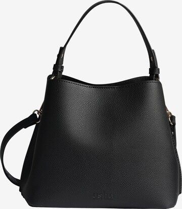 usha WHITE LABEL Schultertasche in Schwarz: predná strana