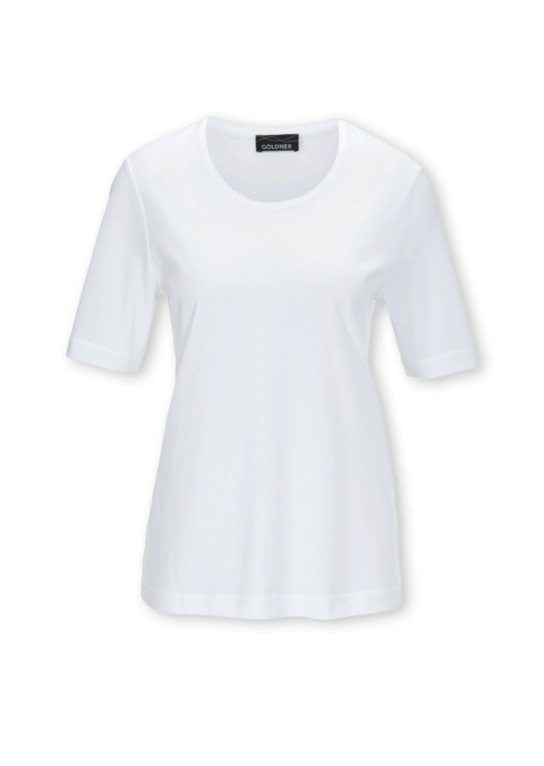 T-shirt Goldner en blanc : devant
