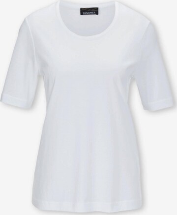 T-shirt Goldner en blanc : devant