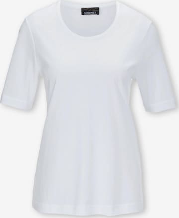 T-shirt Goldner en blanc : devant