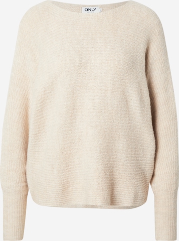 Pull-over 'Daniella' ONLY en beige : devant