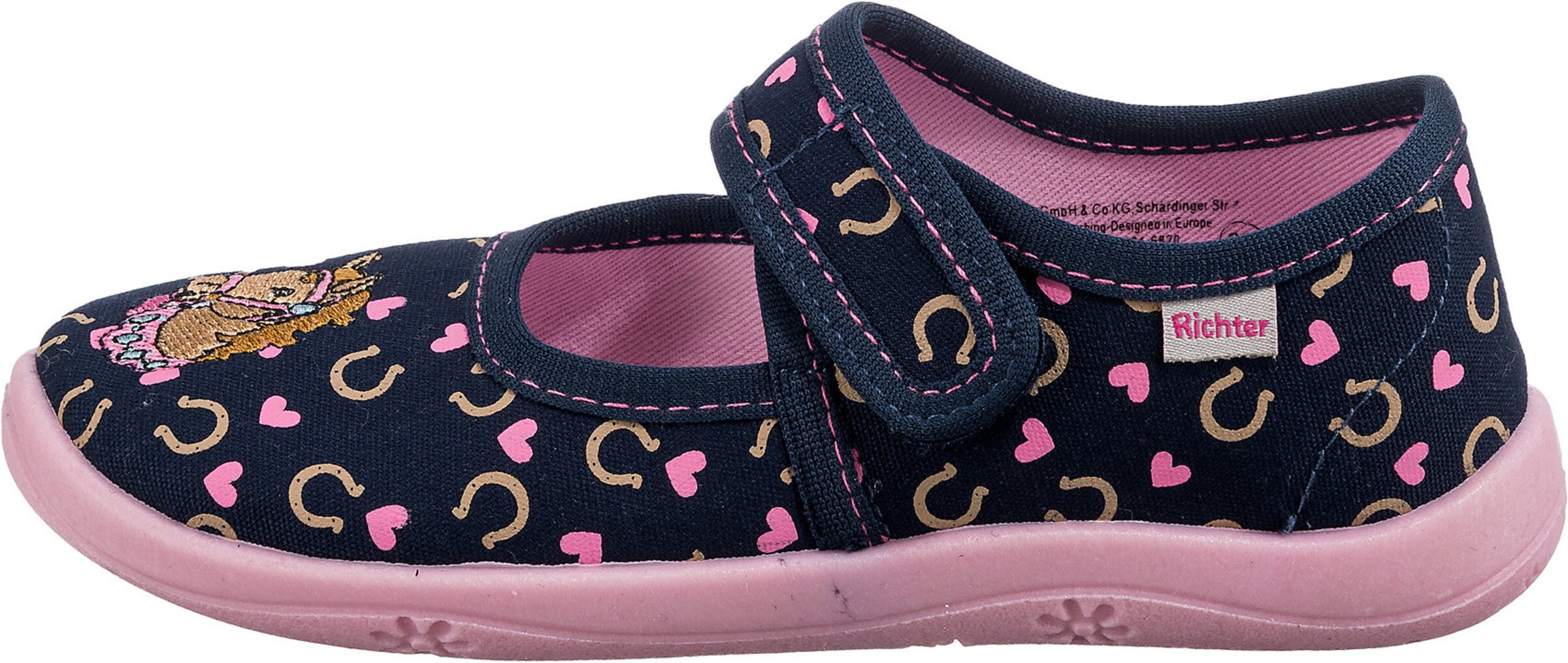 Pantoufle RICHTER en bleu