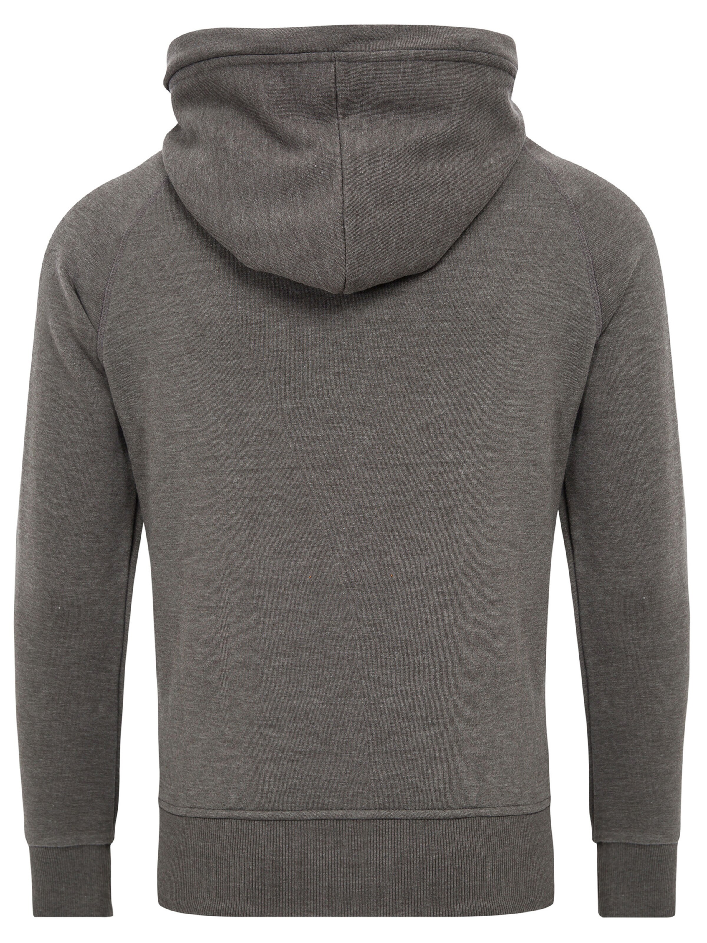 yazubi Zip-Up Hoodie 'Jacob' in Grey