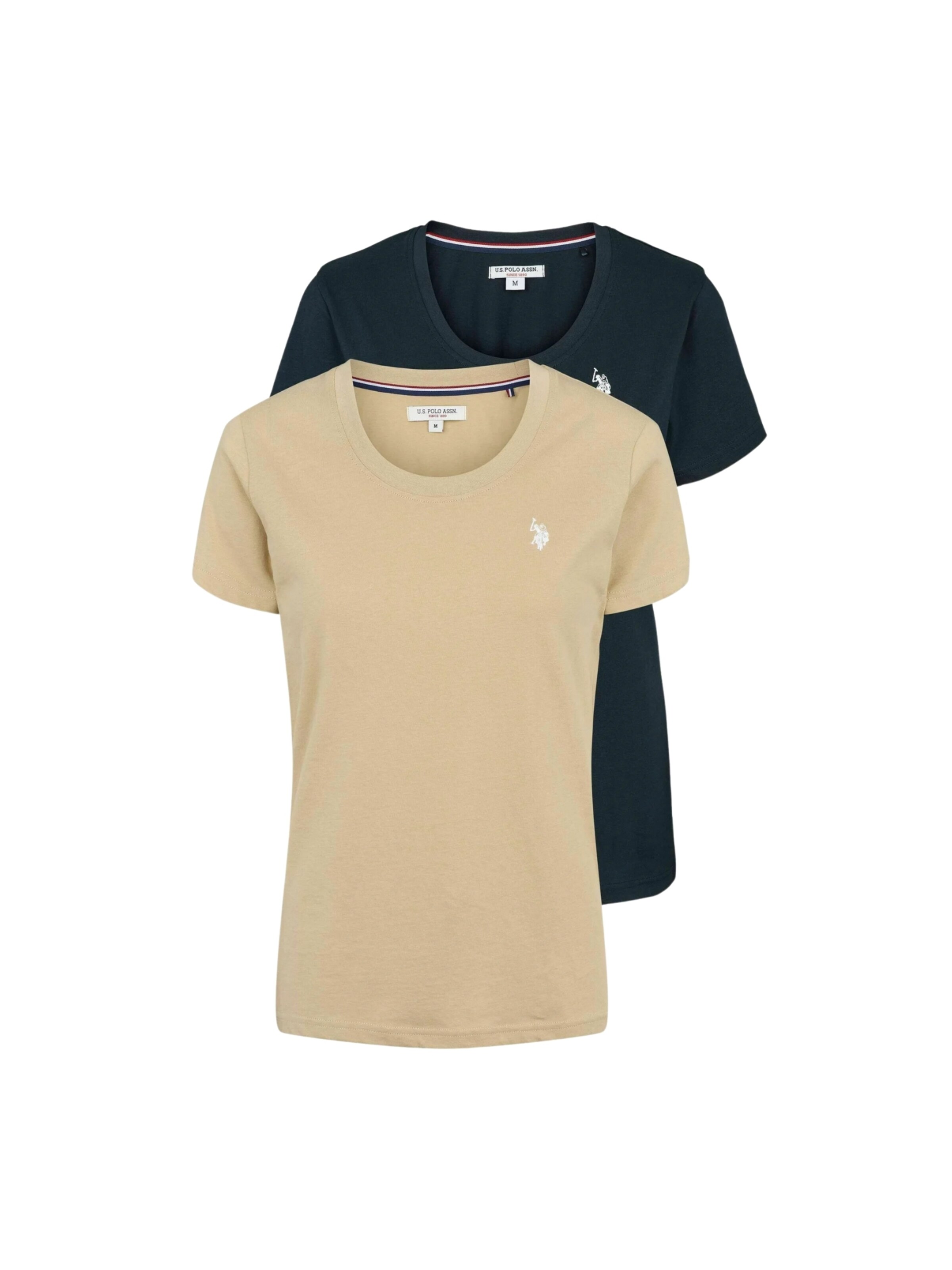 Haut ' Amy 2-Pack ' U.S. POLO ASSN. en blanc : devant