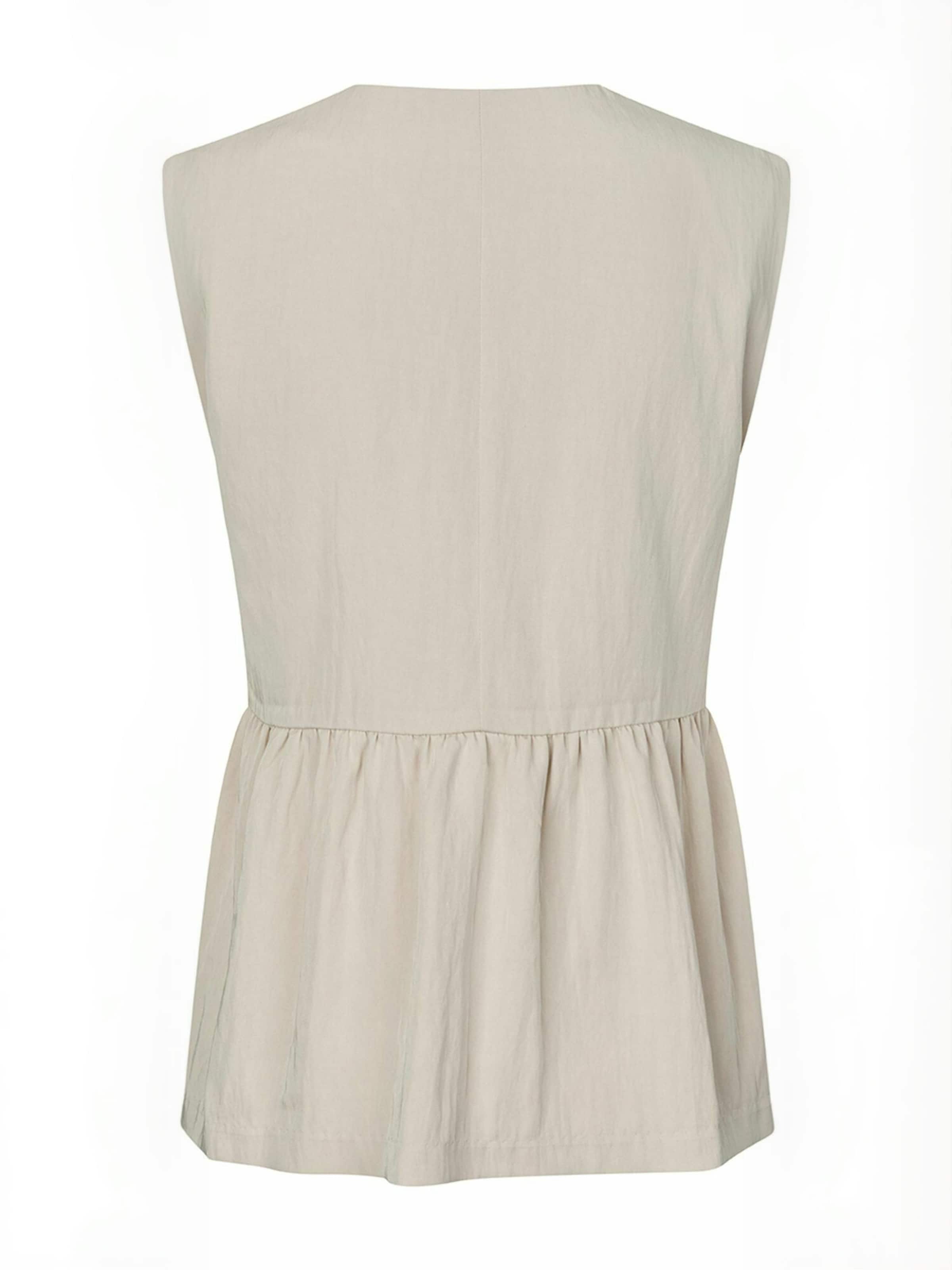 Gilet ' Agnetemd ' modström en beige