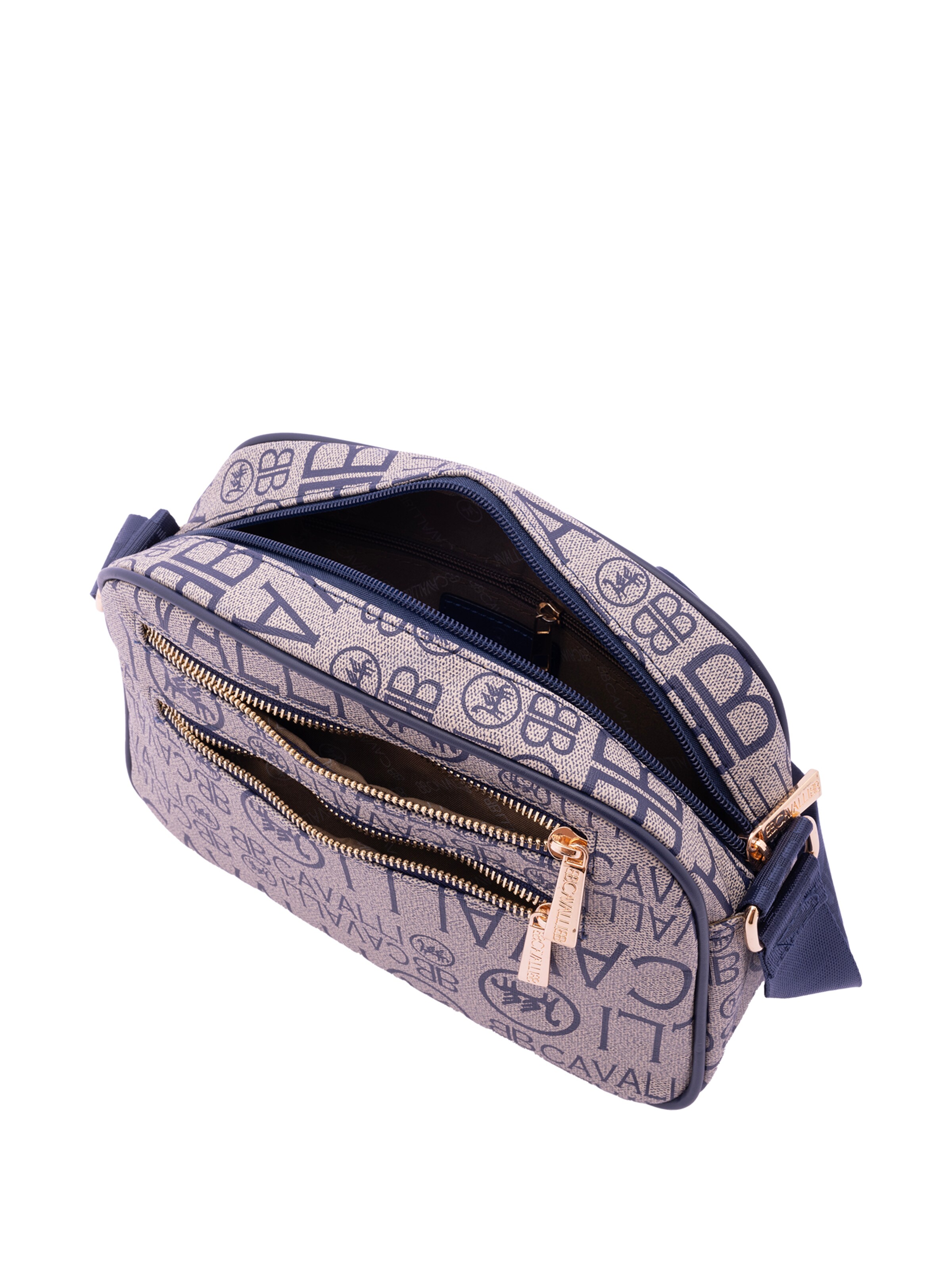 Borsa a tracolla 'Borsa a Tracolla B Cavalli Donna con Zip e Tasche Regolabile Ecopelle' di B. Cavalli in blu