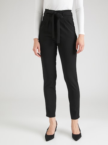 JDY Tapered Trousers in Black: front