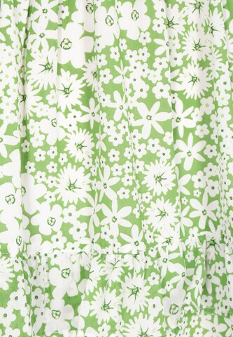swirly Kleid in Grün