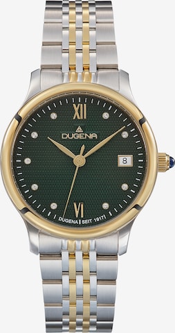 DUGENA Analog Watch in Silver: front