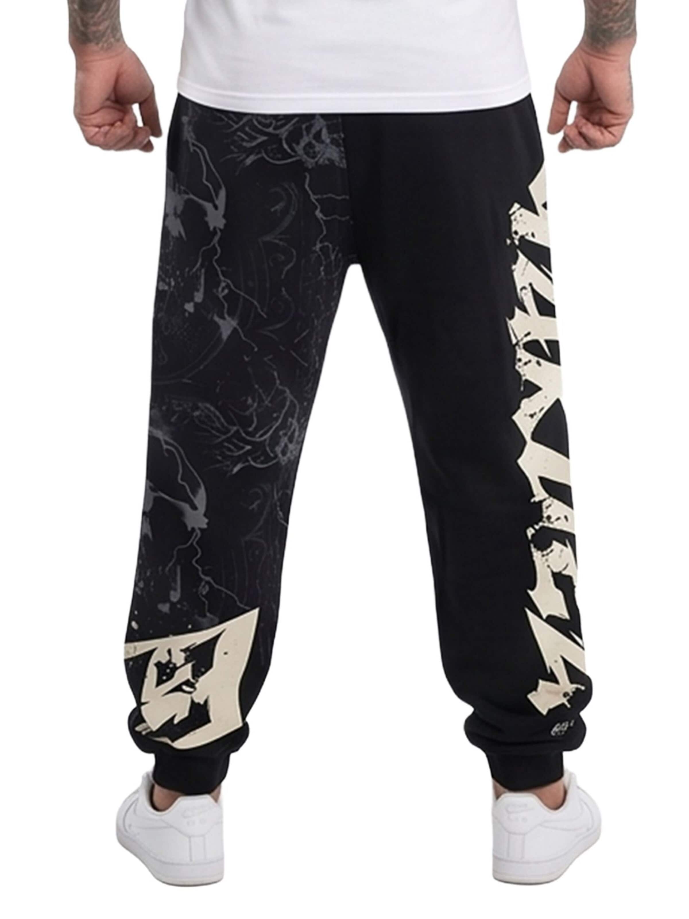 Yakuza Regular Workout Pants 'Liquid' in Black