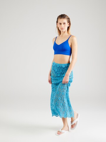 Lindex Bustier Góra bikini 'Kelly' w kolorze niebieski