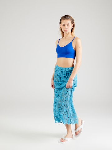 Lindex Bustier Bikinitop 'Kelly' in Blauw
