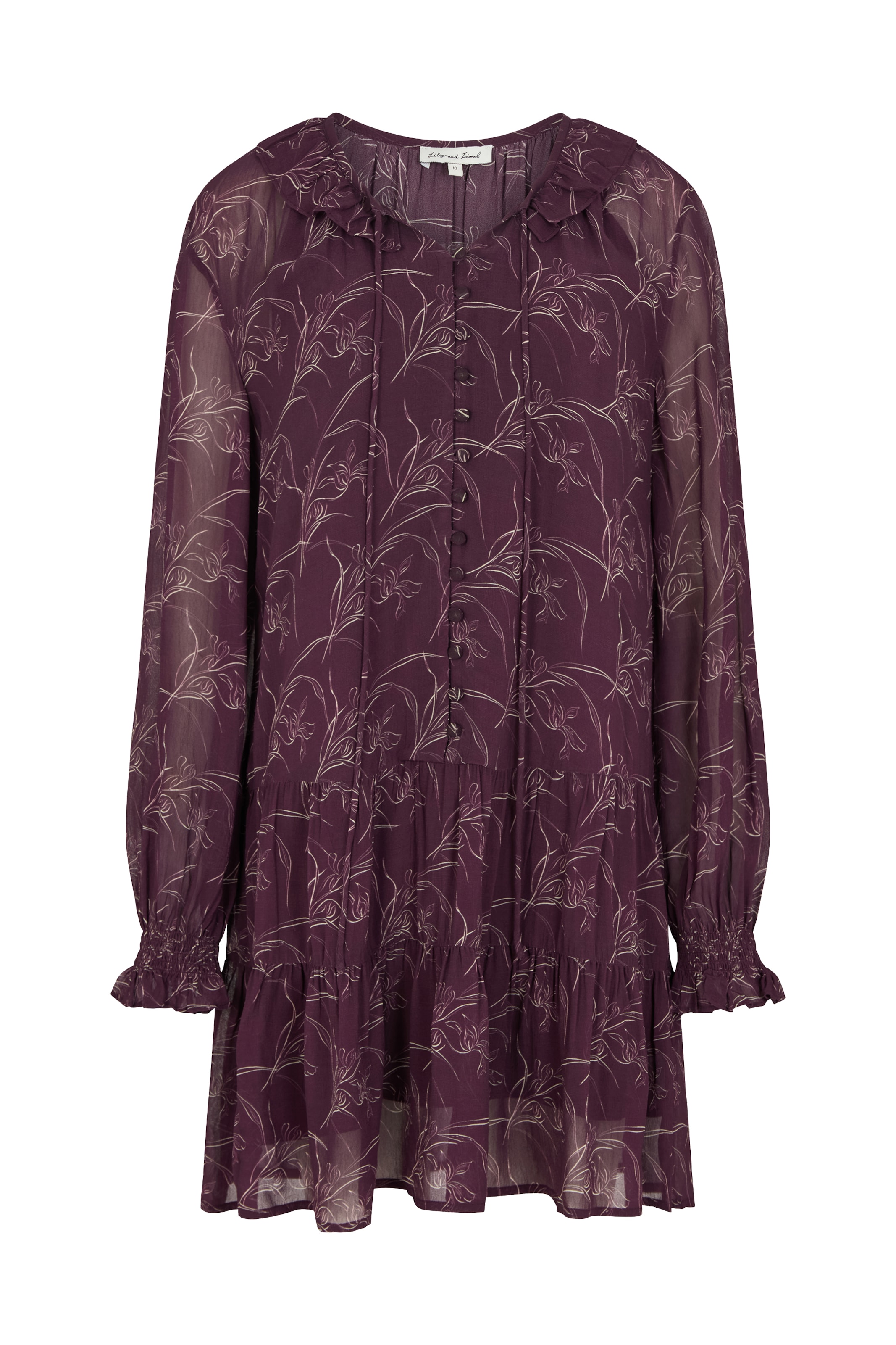 lily and lionel Kleid 'Henrietta' in Lila: Vorderseite