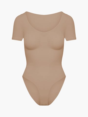 creamy Shapingbody in Beige: Vorderseite