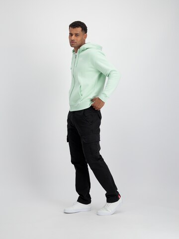 ALPHA INDUSTRIES Sweat jacket in Green
