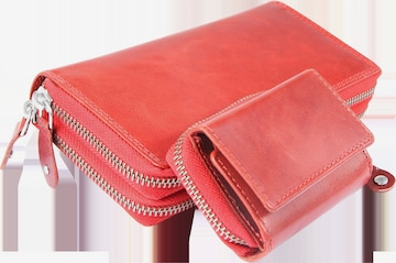 JUST Wallet 'RFID-Schutz' in Red: front