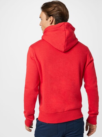 sarkans Superdry Sportisks džemperis