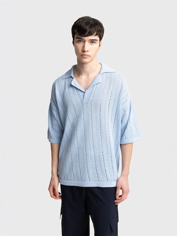 Giesto Shirt 'T-Shirts' in Blauw: voorkant
