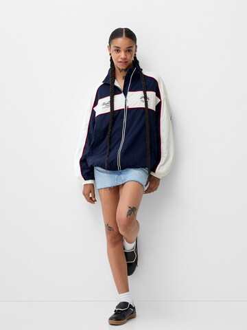 Veste mi-saison Bershka en bleu