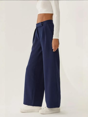 Hiccup Wide Leg Hose in Blau