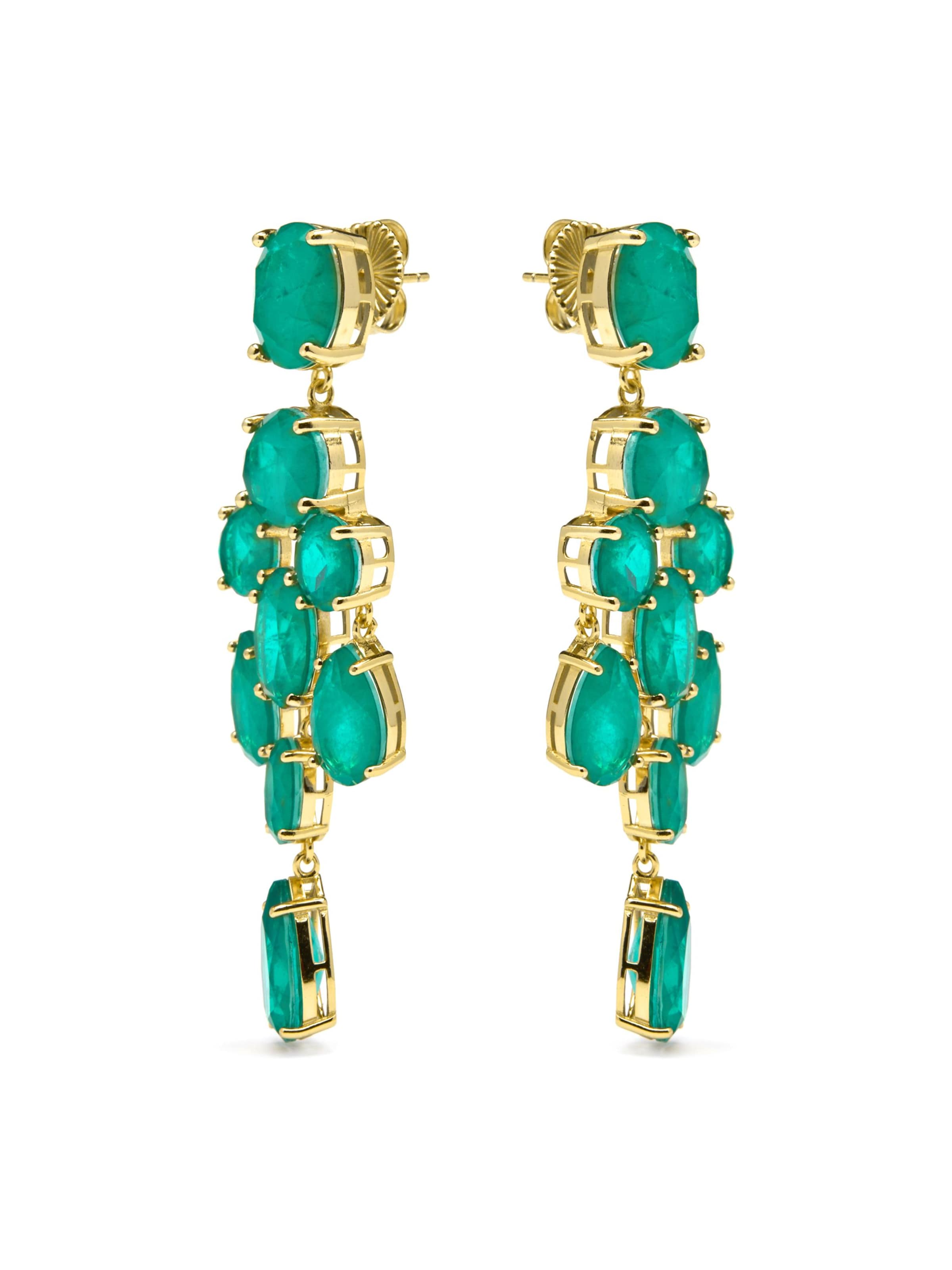 Luxenter - Pendientes 'KIMID' en verde