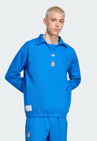ADIDAS ORIGINALS Sweatshirt 'Real Madrid Terrace Icons' in Blauw
