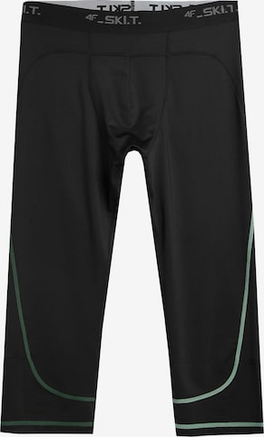 4F Regular Weatherproof pants in Black: front