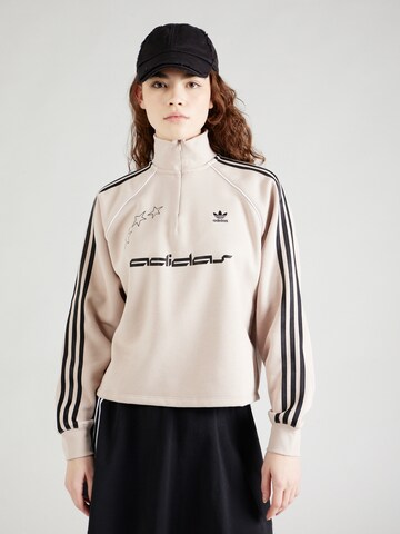 ADIDAS ORIGINALS Sweatshirt in Beige: front