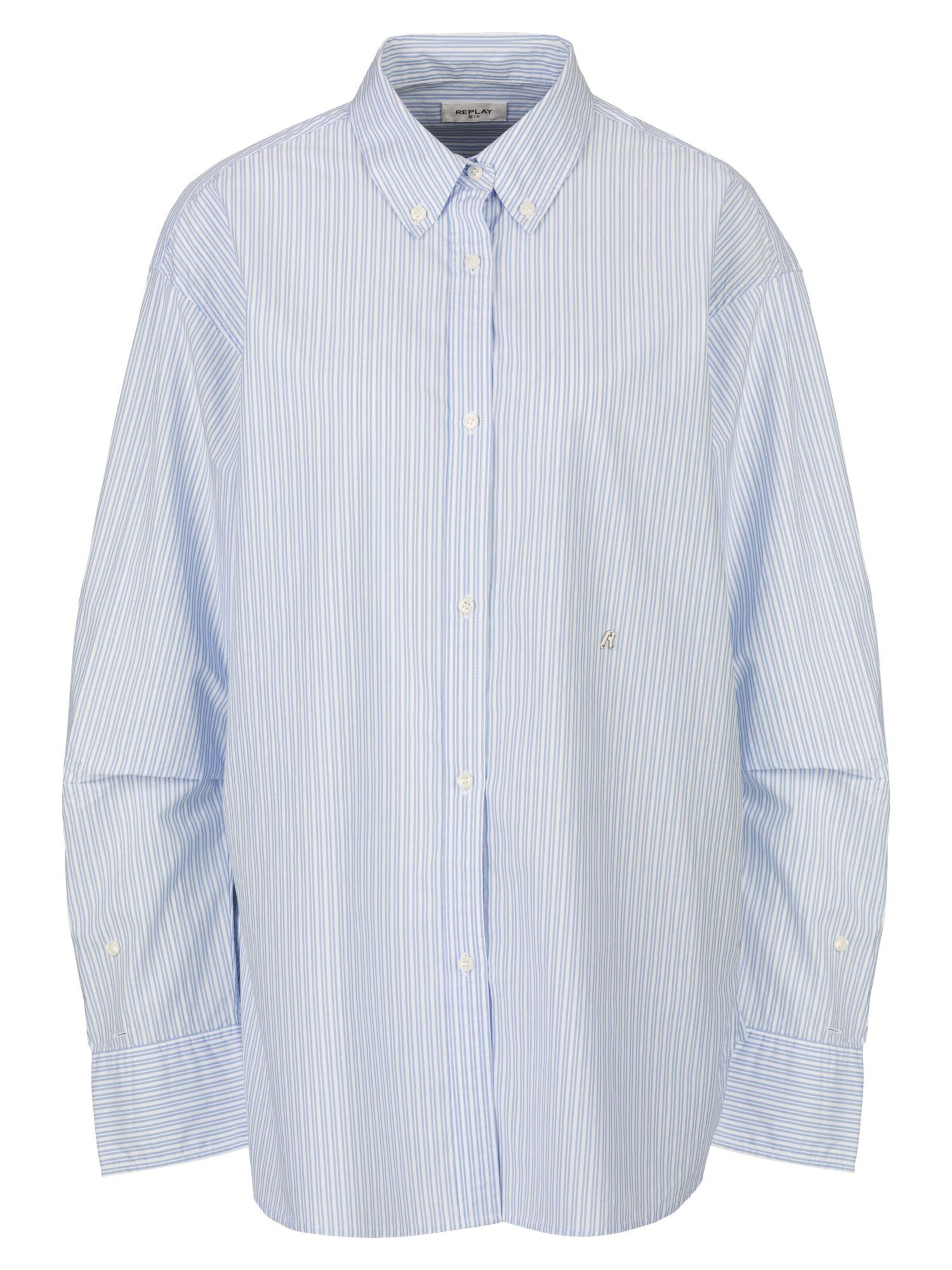 Chemisier REPLAY en bleu : devant