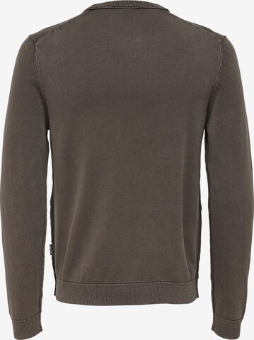 Pullover 'CLARK' di Only & Sons in marrone