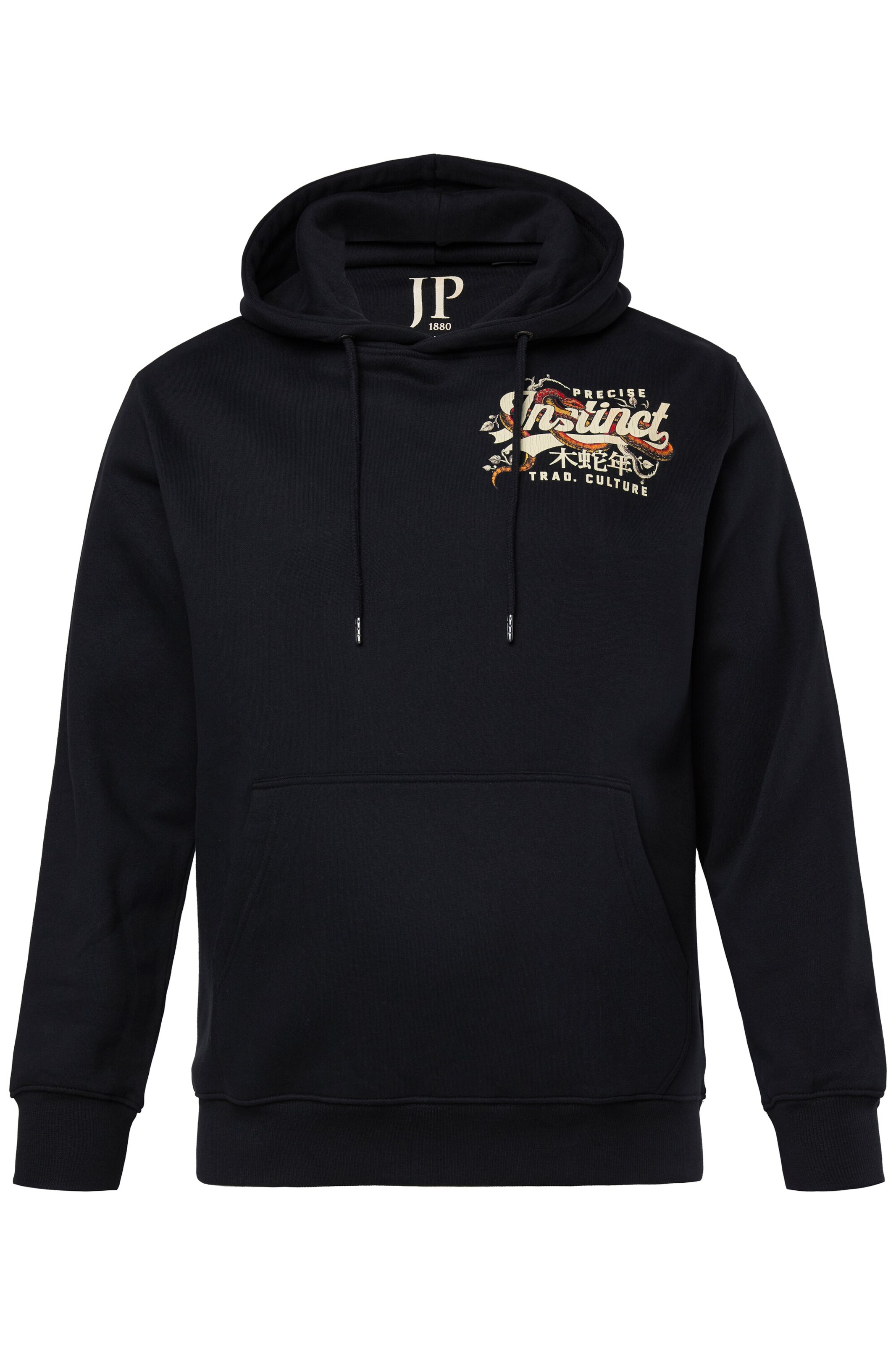 JP1880 Sweatshirt in Zwart: voorkant