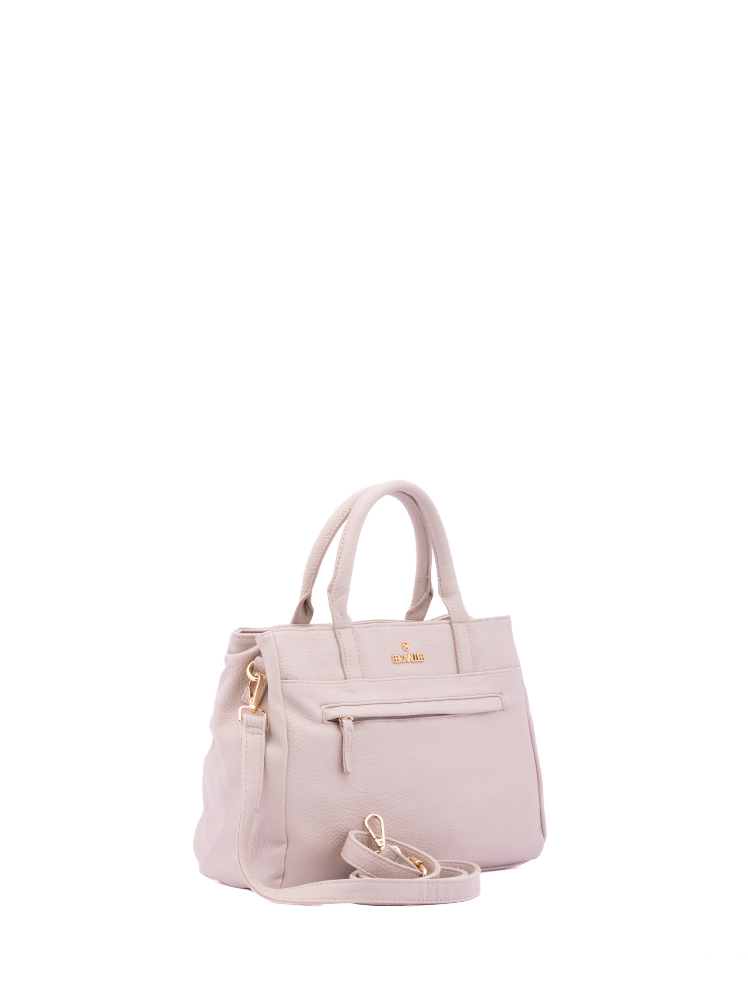 Borsa a mano 'Borsa a Mano Donna B Cavalli Ecopelle Zip - 30x22x10 cm' di B. Cavalli in beige