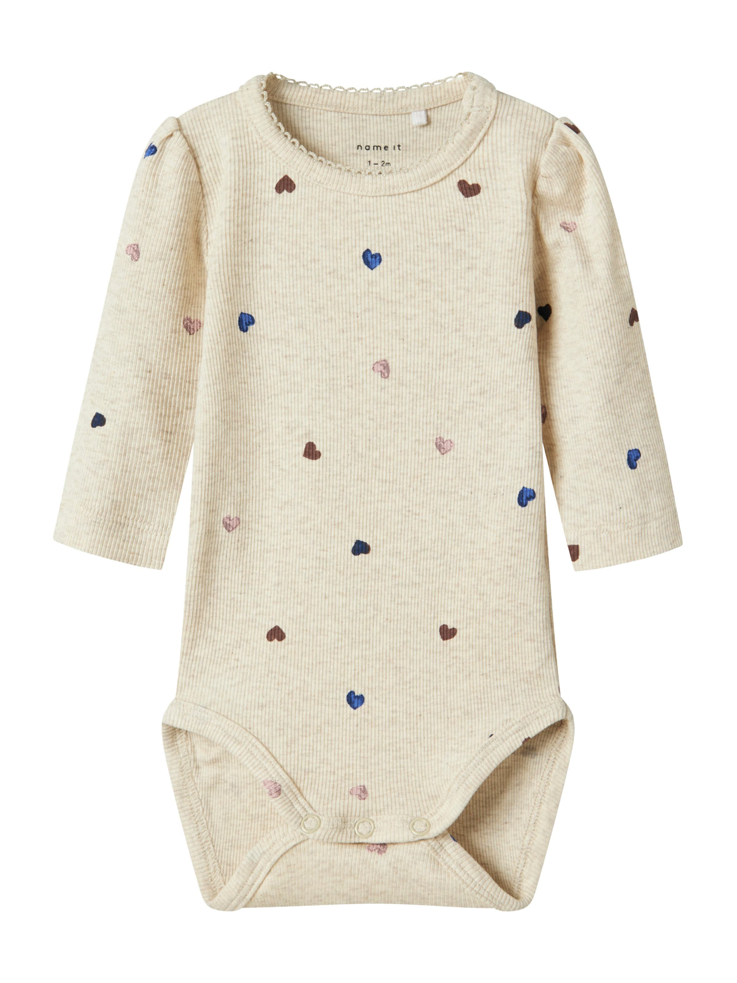 NAME IT Romper/Bodysuit 'NBFNutti' in Beige: front