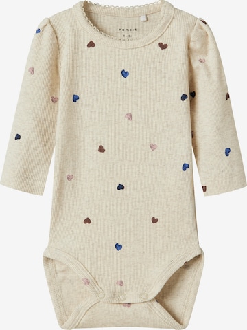 NAME IT Śpiochy/body 'NBFNUTTI' w kolorze beżowy: przód