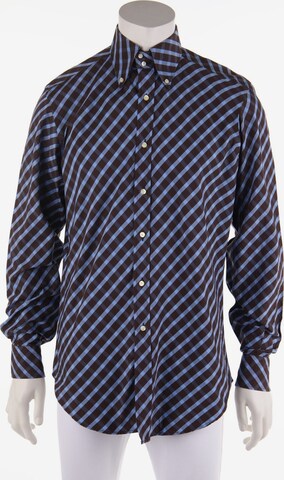 Etro Button Up Shirt in M in Blue: front