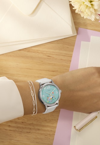 Orologio analogico 'Timex x Peanuts Marlin® Flower ' di TIMEX in bianco: frontale