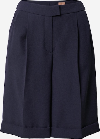 BOSS Black Kalhoty se sklady v pase 'Tapiro' – modrá: přední strana