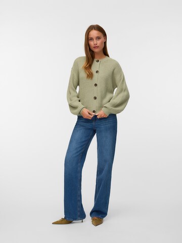 VERO MODA Cardigan 'VMLEA' i grøn: forside