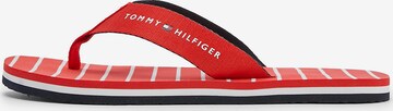 TOMMY HILFIGER T-Bar Sandals in Orange: front