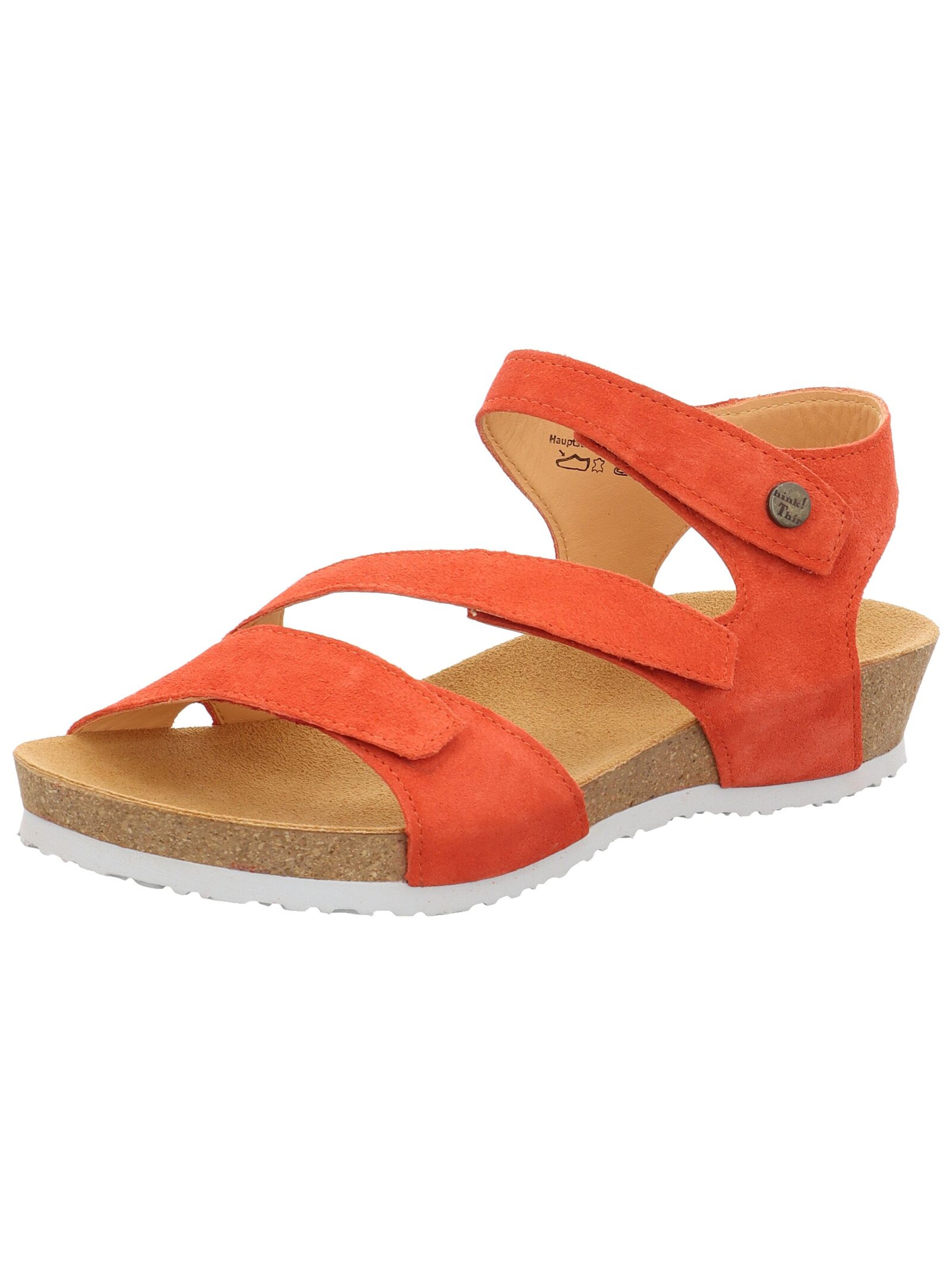 THINK! Sandaal in Oranje: voorkant