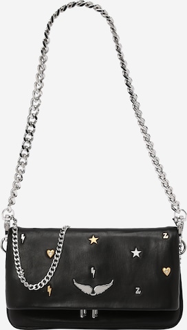 Zadig & Voltaire Tasche 'ROCK NANO LUCKY CHARMS' in Schwarz: predná strana