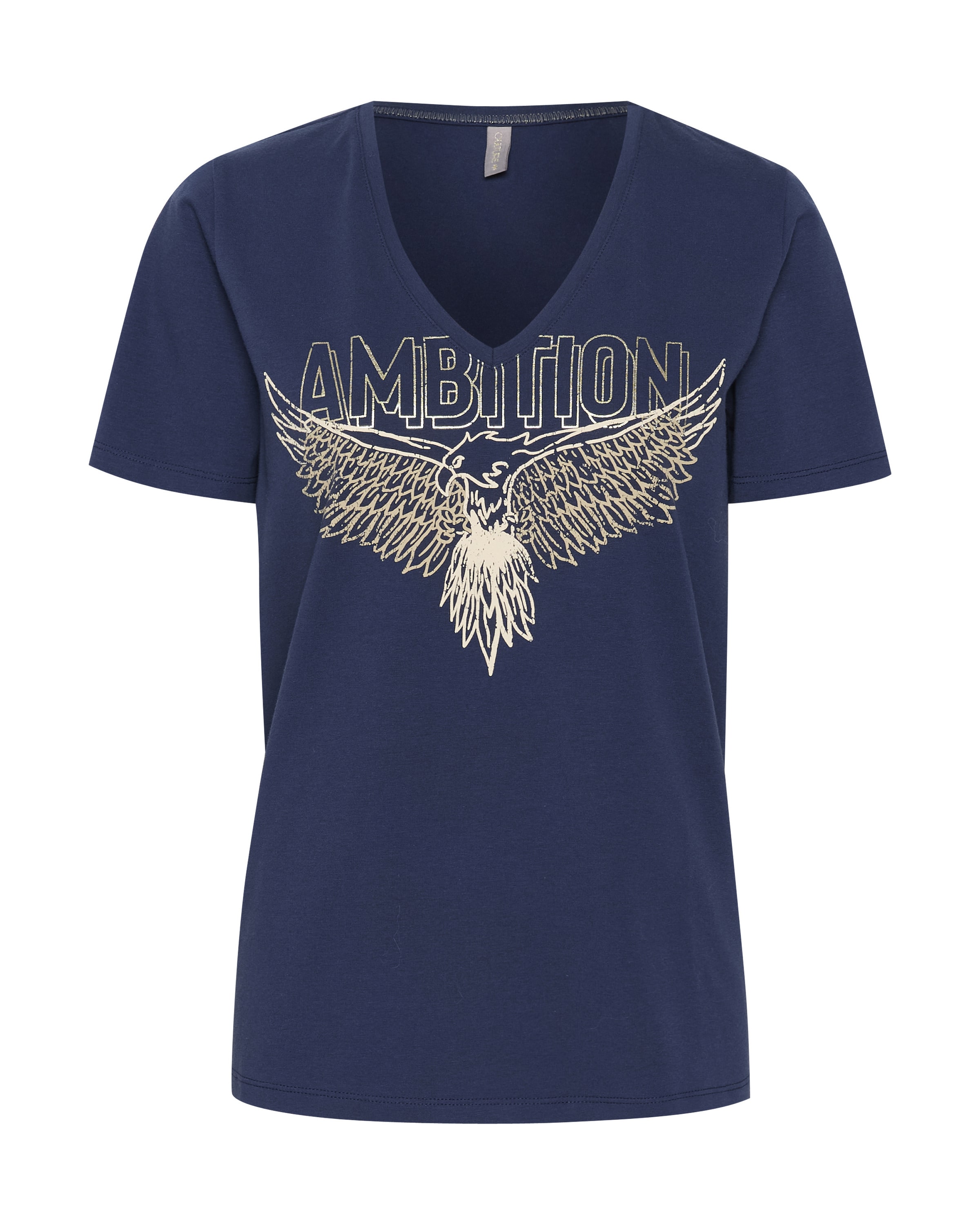 CULTURE T-Shirt 'CUGith' in Blau: Vorderseite