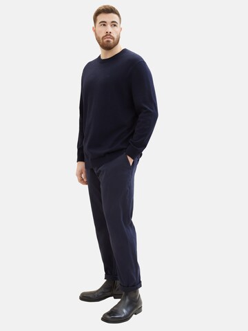 Regular Pantalon chino 'Thermolite®' TOM TAILOR Men + en bleu