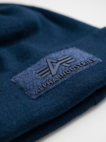 Bonnet ALPHA INDUSTRIES en bleu