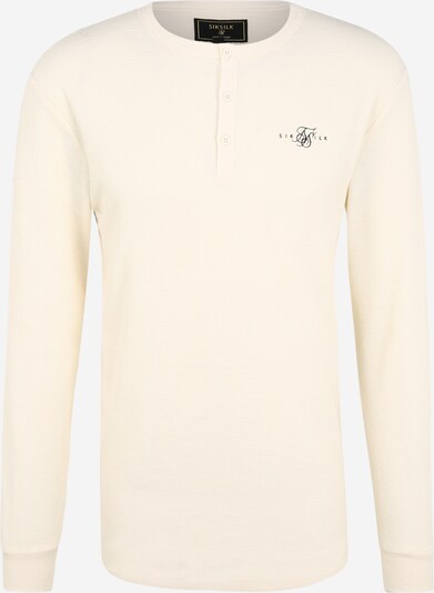 SikSilk Majica u ecru/prljavo bijela / crna, Pregled proizvoda