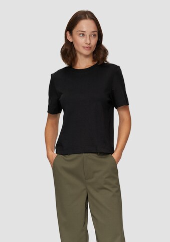 s.Oliver T-Shirt in Schwarz: Vorderseite